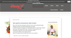 Desktop Screenshot of hennes-partyservice.de